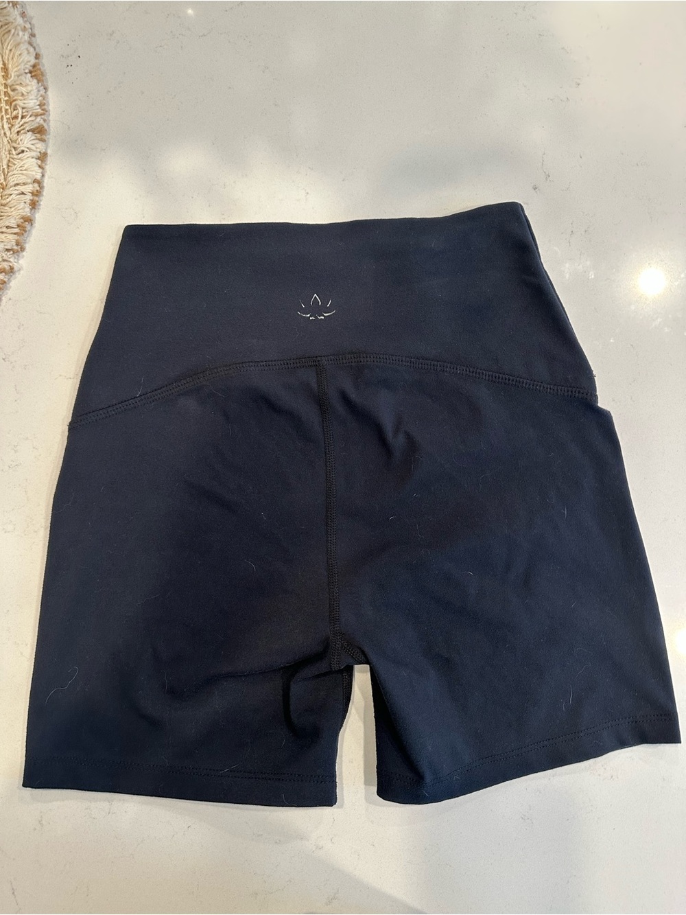 Black beyond yoga biker shorts